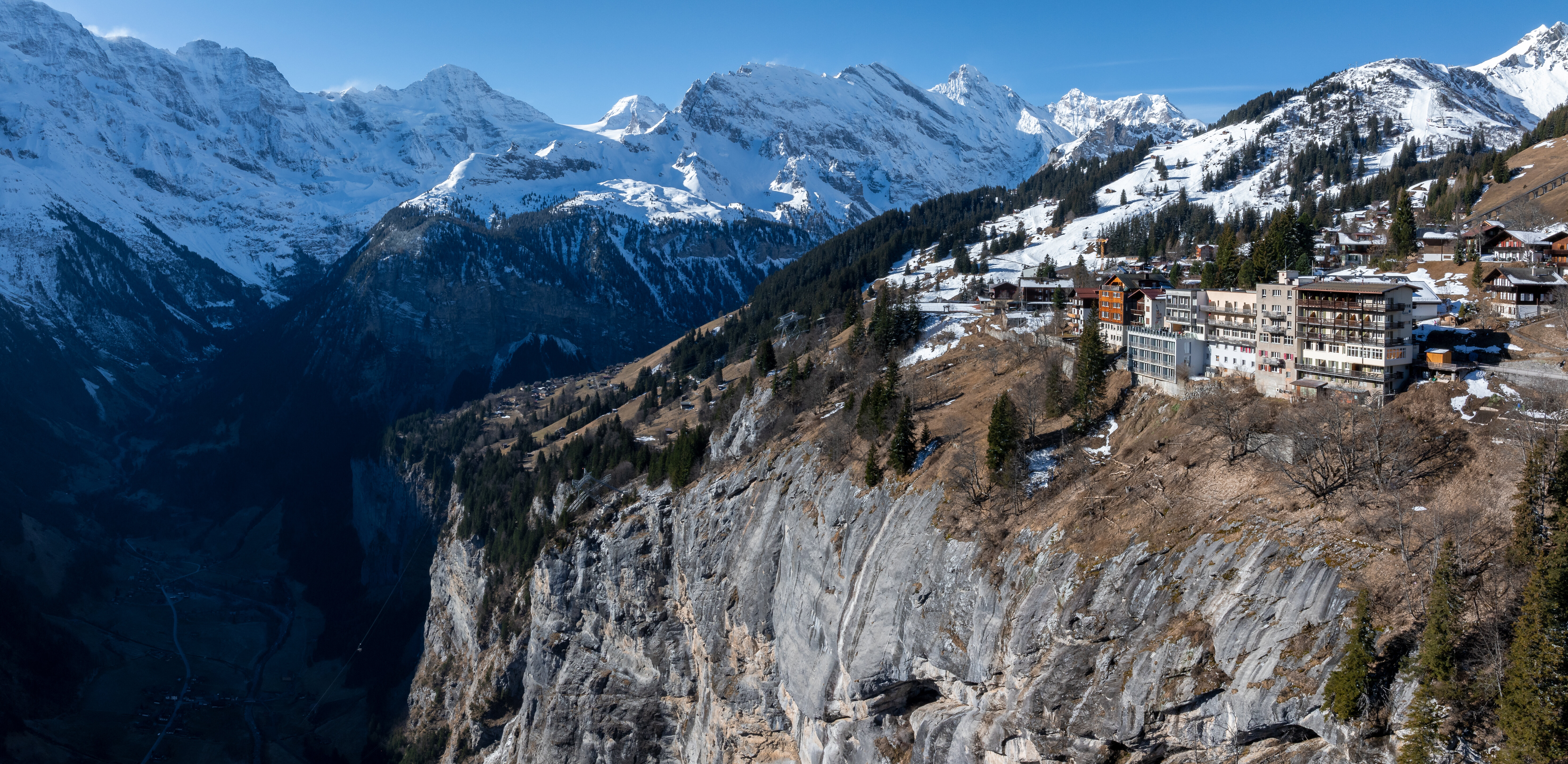 Vista aérea de Mürren