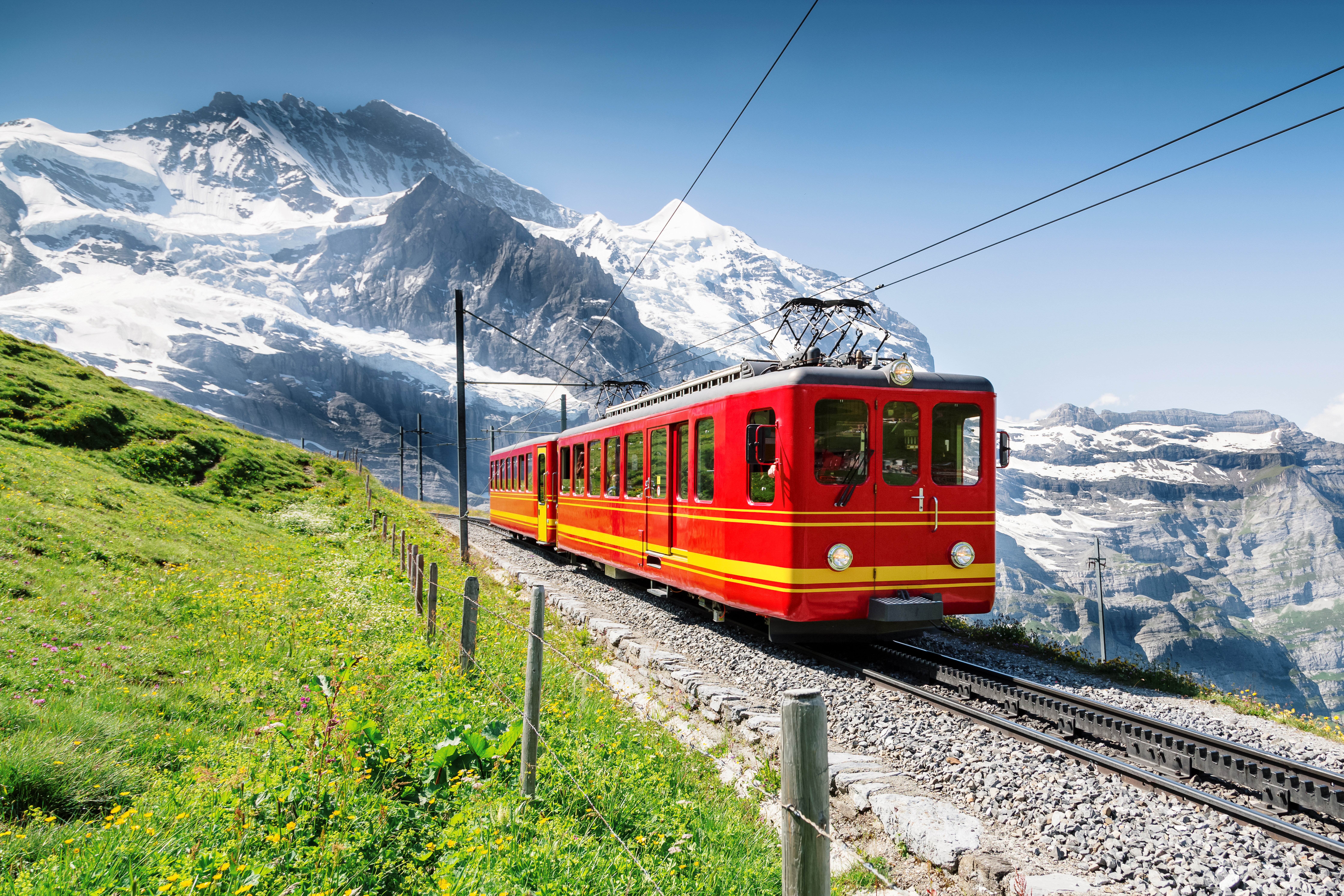 Tren en Jungfrau